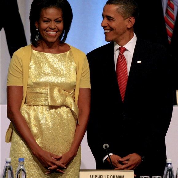 Michael Kors dress as seen on Michelle Obama - Picture 2 of 14